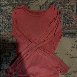 Lululemon Women’s Long Sleeve Crewneck Top - Coral
